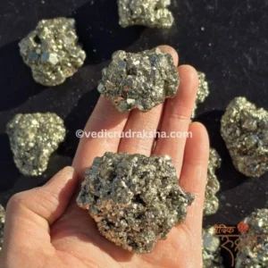 Golden Pyrite Energy Stone – Attract Wealth, Success & Protection 100 to 120gm